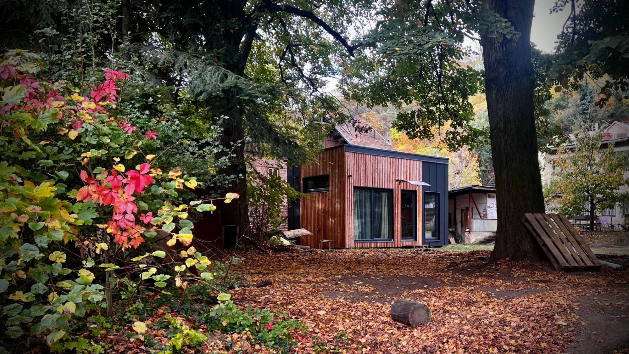 Tiny House Baraczek Brno-Jundrov, Ulice Veslarskaアパートメント エクステリア 写真