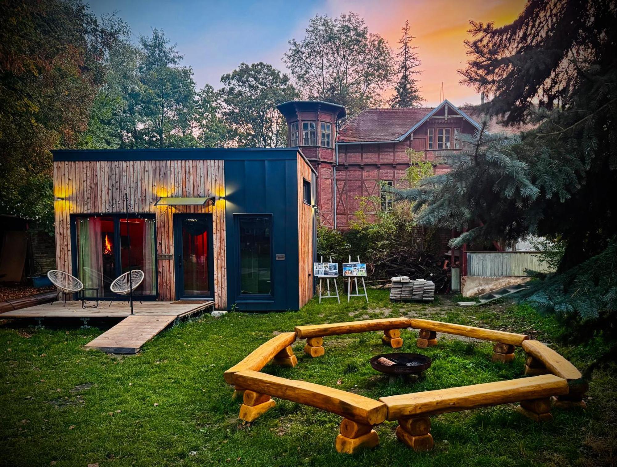 Tiny House Baraczek Brno-Jundrov, Ulice Veslarskaアパートメント エクステリア 写真